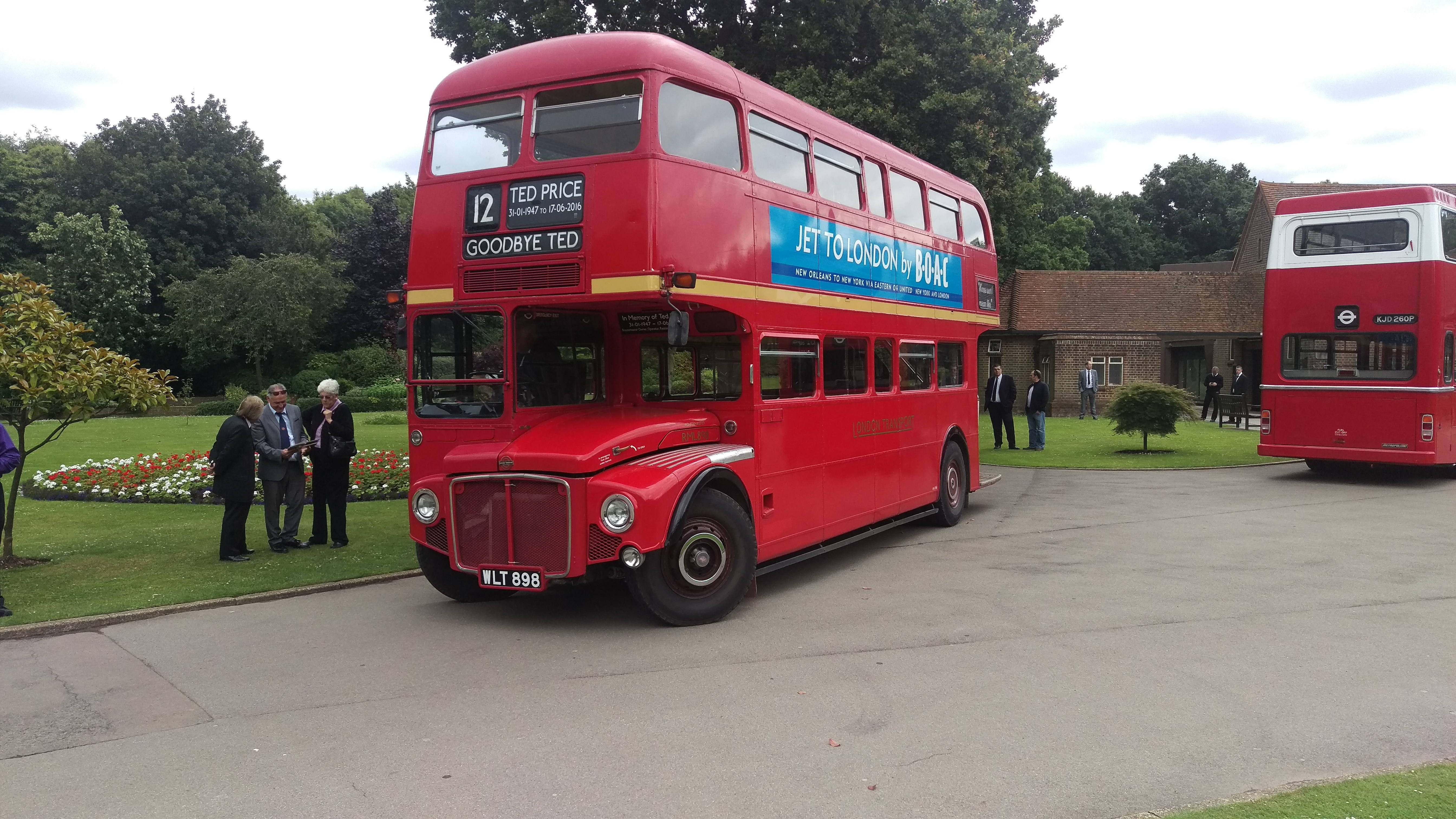 Funeral Service Using A Routemaster Bus